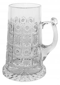 Broušená pivní sklenice, Royal Crystal, 1000 ml