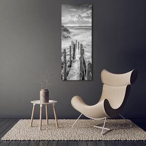 Vertikální Fotoobraz na skle Stezka nad mořem osv-123720433
