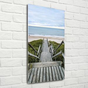 Foto obraz akrylové sklo vertikální Stezka na pláž oav-125412785