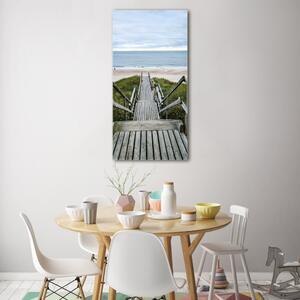 Vertikální Foto obraz skleněný svislý Stezka na pláž osv-125412785