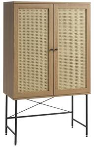 Unique Furniture Komoda Pensacola II. 80 x 40 cm s dubovým dekorem