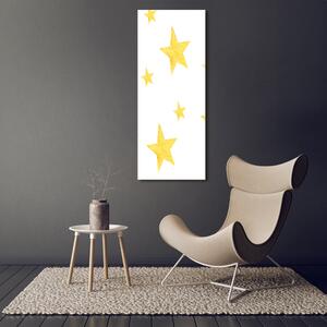 Vertikální Foto obraz na plátně Žluté hvězdy ocv-127105931