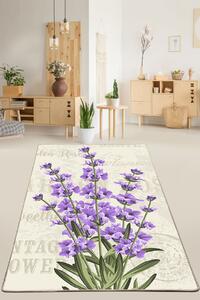 ASIR Koberec (80 x 120) LAVENDER DJT béžový s levandulí