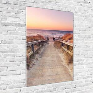 Vertikální Foto obraz skleněný svislý Stezka na pláž osv-135049987