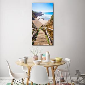 Vertikální Foto obraz skleněný svislý Stezka na pláž osv-135610258