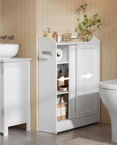 Koupelnová skříňka Songmics bílá matná MDF 20x60x80 cm