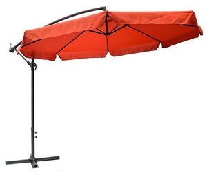 Exclusive Slunečník boční ø 300 cm, nepromokavý, terracota ROJAPLAST 90/114