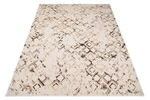 Makro Abra Kusový koberec GOLDEN MZ25C moderní krémový Rozměr: 80x150 cm