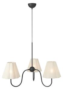 Markslöjd 109172 - Lustr na lanku VEYA 3xE14/40W/230V len/černá