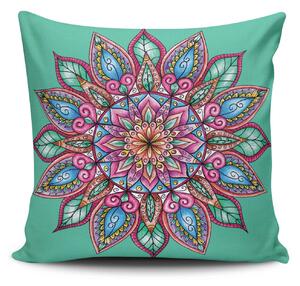 ASIR Polštář MANDALA-11 tyrkysová mandala