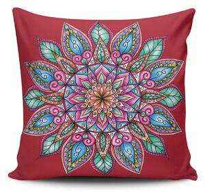 ASIR Polštář MANDALA-12 červená mandala