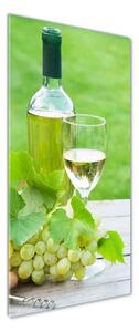 Vertikální Foto obraz skleněný svislý Hrozny a víno osv-147626427