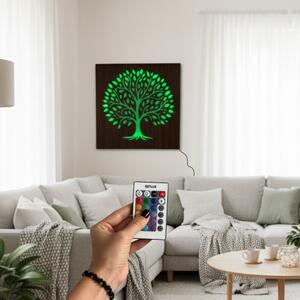 LED obraz Strom života – dřevěný obraz s podsvícením | SENTOP LED0561