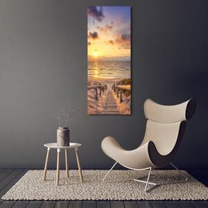 Vertikální Foto obraz skleněný svislý Stezka na pláž osv-165069331