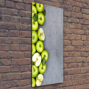 Vertikální Foto obraz fotografie na skle Zelená jablka osv-177833879