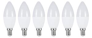 Livarno® LED žárovka, 6 kusů (svíčka E14) (100395802003)