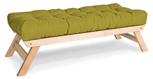 MarLiving Lavice BREEZIO 02 140 cm z masivu/zelená