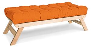 MarLiving Lavice BREEZIO 02 140 cm z masivu/oranžová