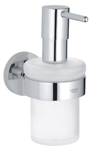 GROHE Essentials - Dávkovač tekutého mýdla s držákem, Chrom 40448001