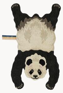 Ručně všívaný vlněný koberec's vysokým vlasem Plumpy Panda