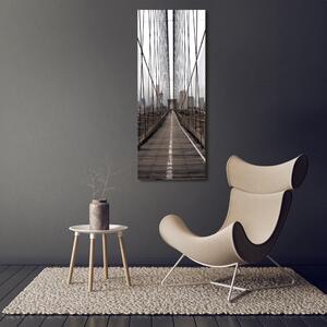 Vertikální Foto obraz skleněný svislý Brooklynský most osv-24812504