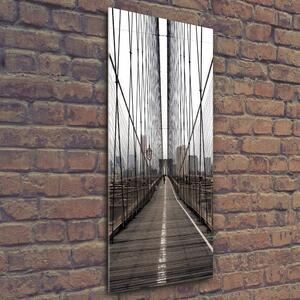 Vertikální Foto obraz skleněný svislý Brooklynský most osv-24812504