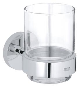 GROHE Essentials - Sklenička s držákem, Chrom 40447001
