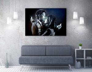 ASIR Obraz na plátně (70 x 100) Banksy Street Art – vzdáleni
