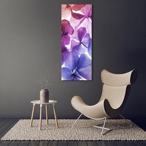 Vertikální Foto obraz na plátně Fialové květiny ocv-35152735