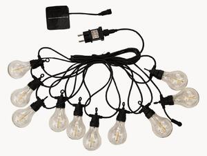 Solární světelný LED řetěz Party Clear