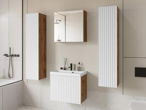 Koupelnový nábytek Damysos II XL, Barva: wotan / bílý, Sifon k umyvadlu: ano, Baterie: ne Mirjan24 5903211332821