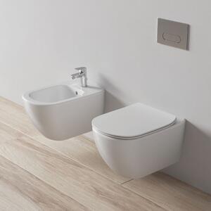 Ideal Standard Tesi WC Set - Závěsné WC AQUABLADE s instalačním systémem ProSys, ovládací tlačítko černé, sedátko se SoftClose