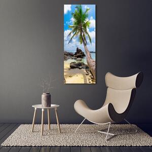 Vertikální Foto obraz na plátně Tropická pláž ocv-35559684