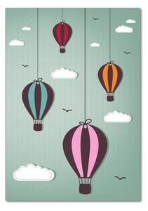 Vertikální Fotoobraz na skle Létající balony osv-39730162