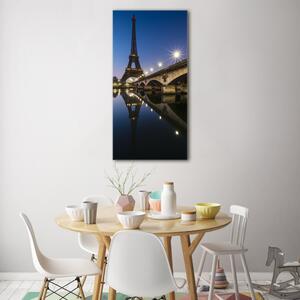 Vertikální Fotoobraz na skle Eiffelová věž Paříž osv-40149868