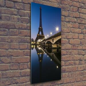 Vertikální Fotoobraz na skle Eiffelová věž Paříž osv-40149868