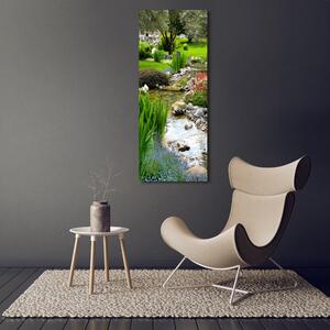 Vertikální Fotoobraz na skle Asijská zahrada osv-42438525