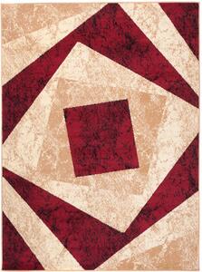 Makro Abra Moderní kusový koberec CHEAP K855A krémový červený Rozměr: 160x230 cm