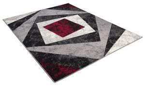 Makro Abra Moderní kusový koberec CHEAP K855A černý Rozměr: 80x150 cm