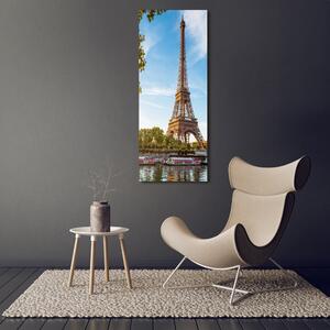 Vertikální Fotoobraz na skle Eiffelová věž Paříž osv-44313077