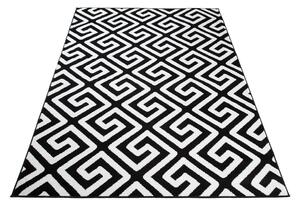 Makro Abra Moderní kusový koberec CHEAP T242B černý bílý Rozměr: 300x400 cm