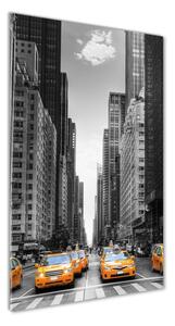 Vertikální Fotoobraz na skle Taxi New York osv-44846834