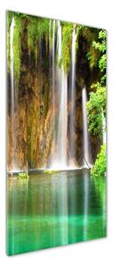 Vertikální Fotoobraz na skle Plitvická jezera osv-47053009