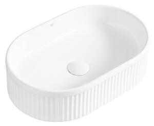 BPS-koupelny Keramické umyvadlo na desku ELIX WH 490 49x31 cm, bílé