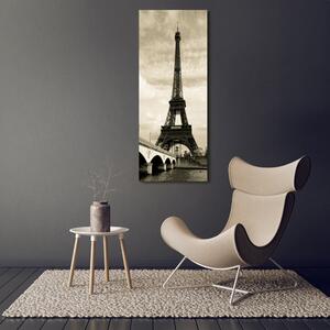 Vertikální Fotoobraz na skle Eiffelová věž Paříž osv-47901636