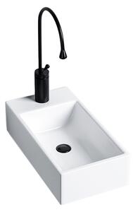 BPS-koupelny Keramické umyvadlo na desku LUCY WH 460 25x46 cm, bílé