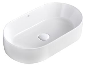 BPS-koupelny Keramické umyvadlo na desku NAVI WH 460 46x31,5 cm, bílé
