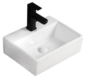 BPS-koupelny Keramické umyvadlo na desku VIVA WH 400 40x30 cm, bílé