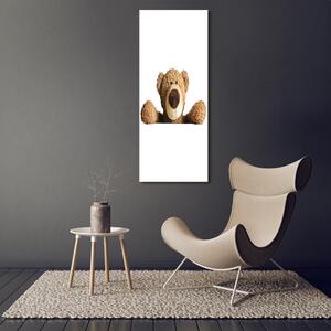 Vertikální Foto obraz sklo tvrzené Plyšový medvídek osv-48618838