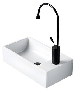 BPS-koupelny Keramické umyvadlo na desku LUCY WH 405 40,5x20 cm, bílé
